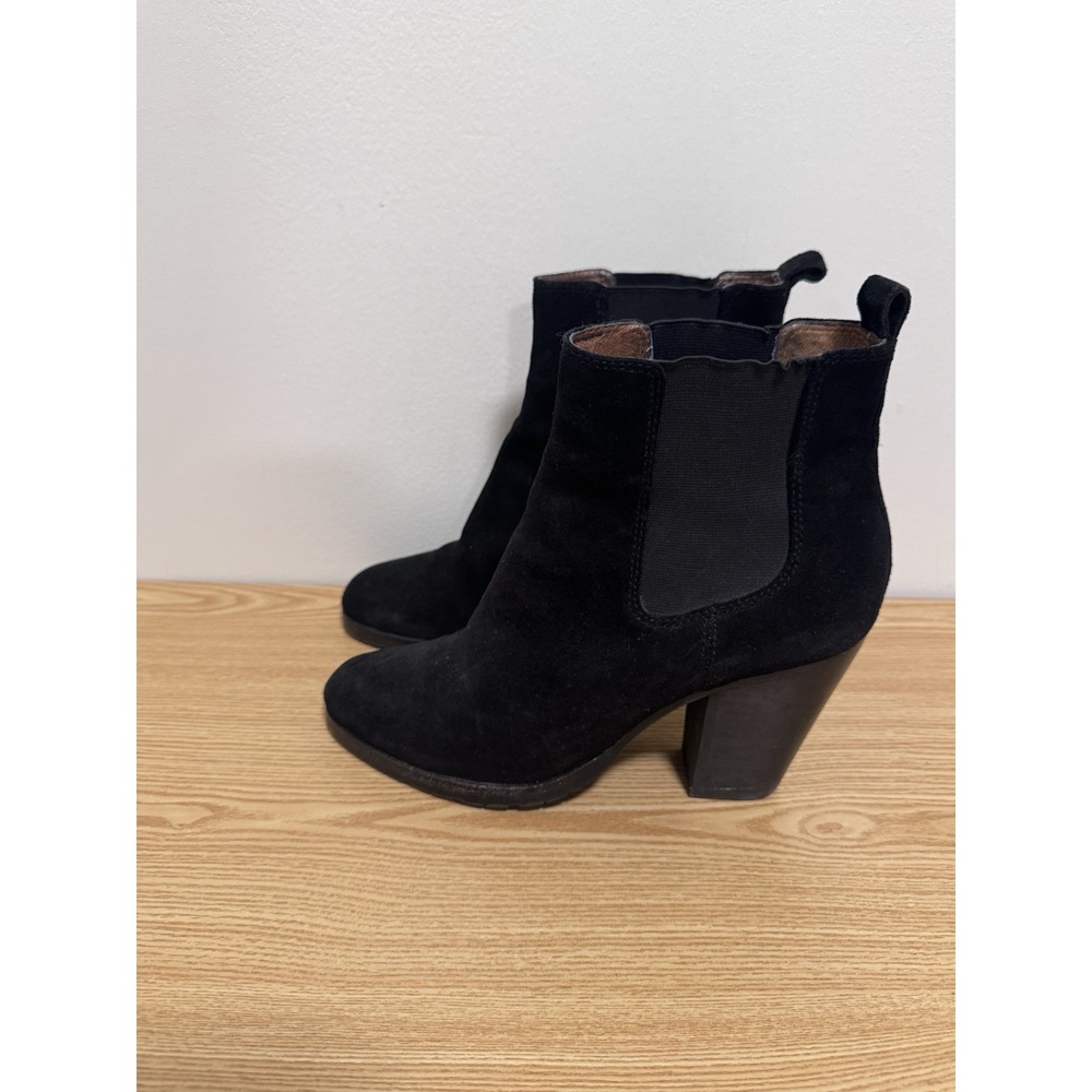 FRYE‎ Women's Tate Chelsea Black Suede Boots Size 8.5 M